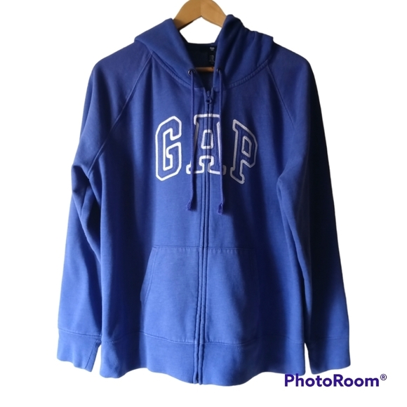 GAP  Logo Full -Zip Hoodie Sweater Jacket. Size XXL - Picture 3 of 8